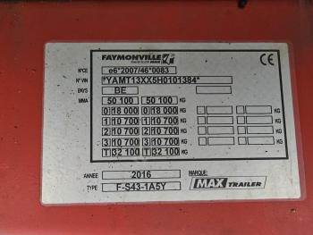 3 x steering axle / hydraulic ramp / hydraulic bed
